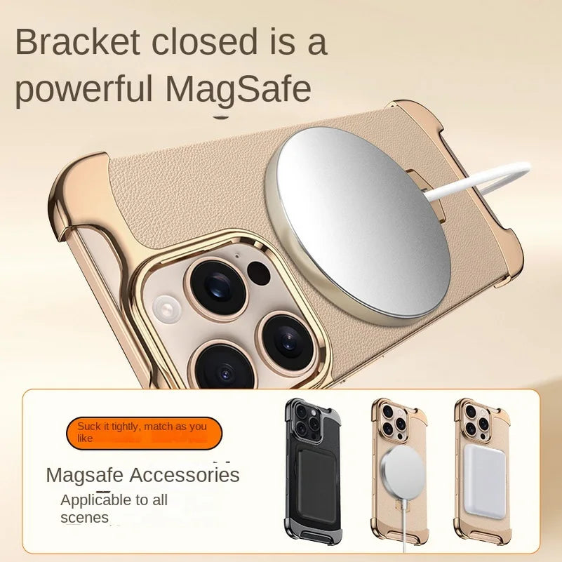 Metallhülle mit Ringhalter für iPhone 17 Pro Max