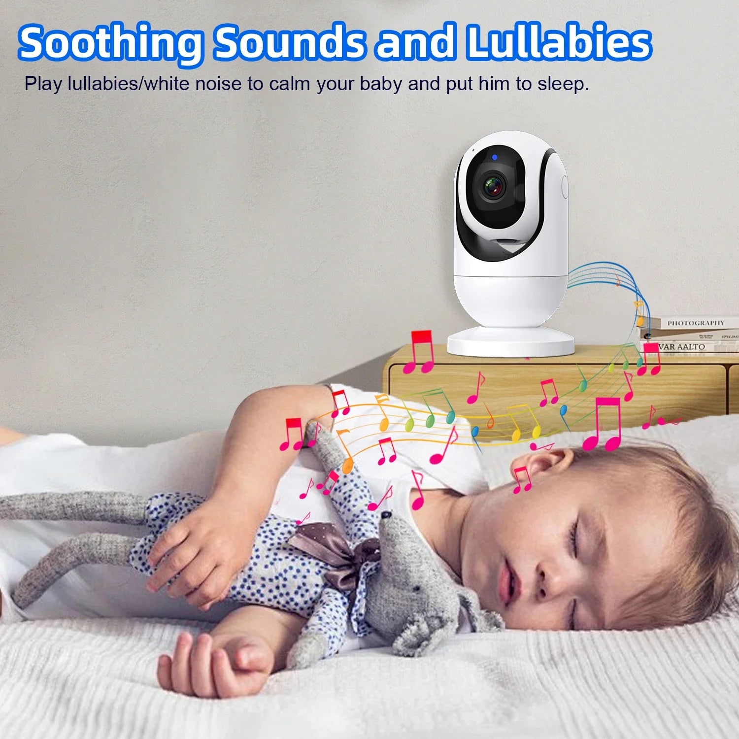 7-Zoll Baby Monitor mit PTZ Kamera & Smart Home