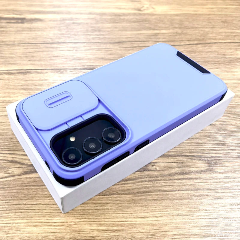 Shockproof armor case with camera protection for Samsung Galaxy S25