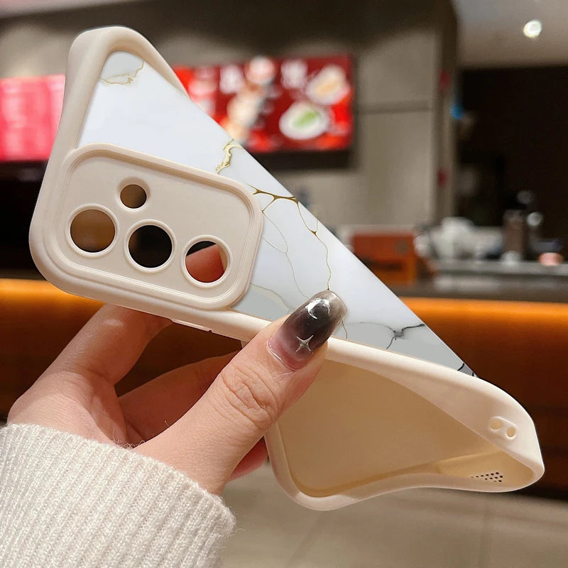 Elegante Marmorhülle für Samsung Galaxy Soft Design