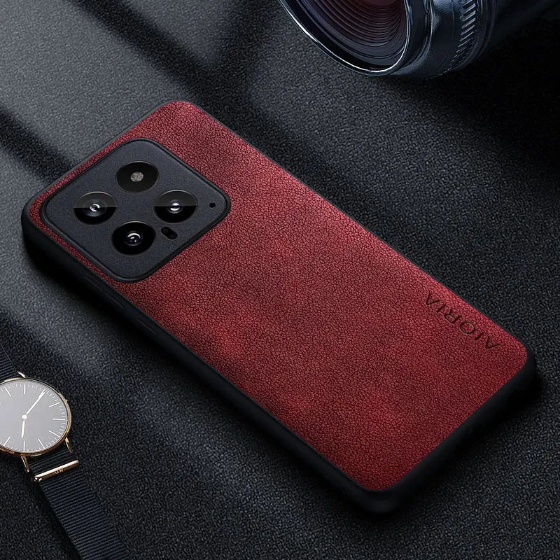 Premium Lederhülle für Xiaomi 14 Serie