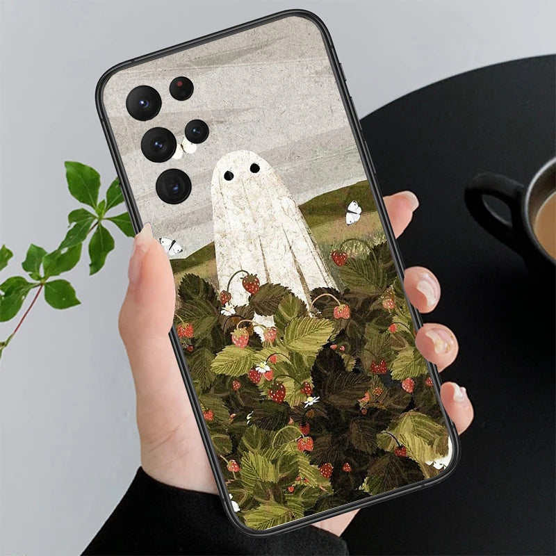 Halloween Ghost Case for Samsung Galaxy S25-S21