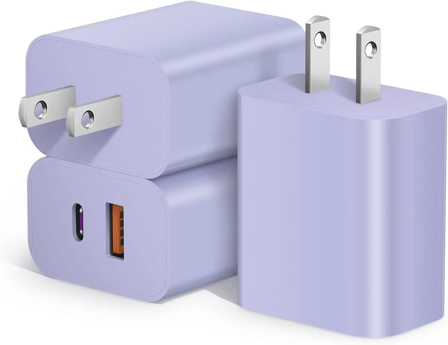 USB C Ladegerät Dual Port PD Schnellladegerät