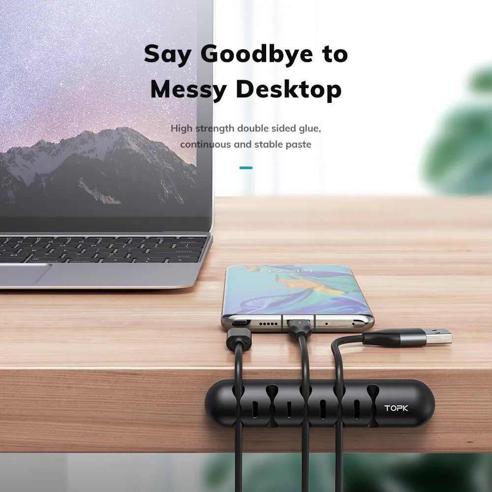 Magnetischer Kabelhalter Silikon für Kabel