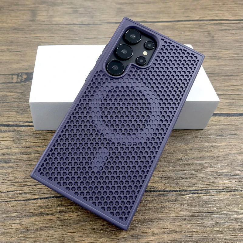 Luxus Hülle mit Wärmeschutz für Galaxy S25