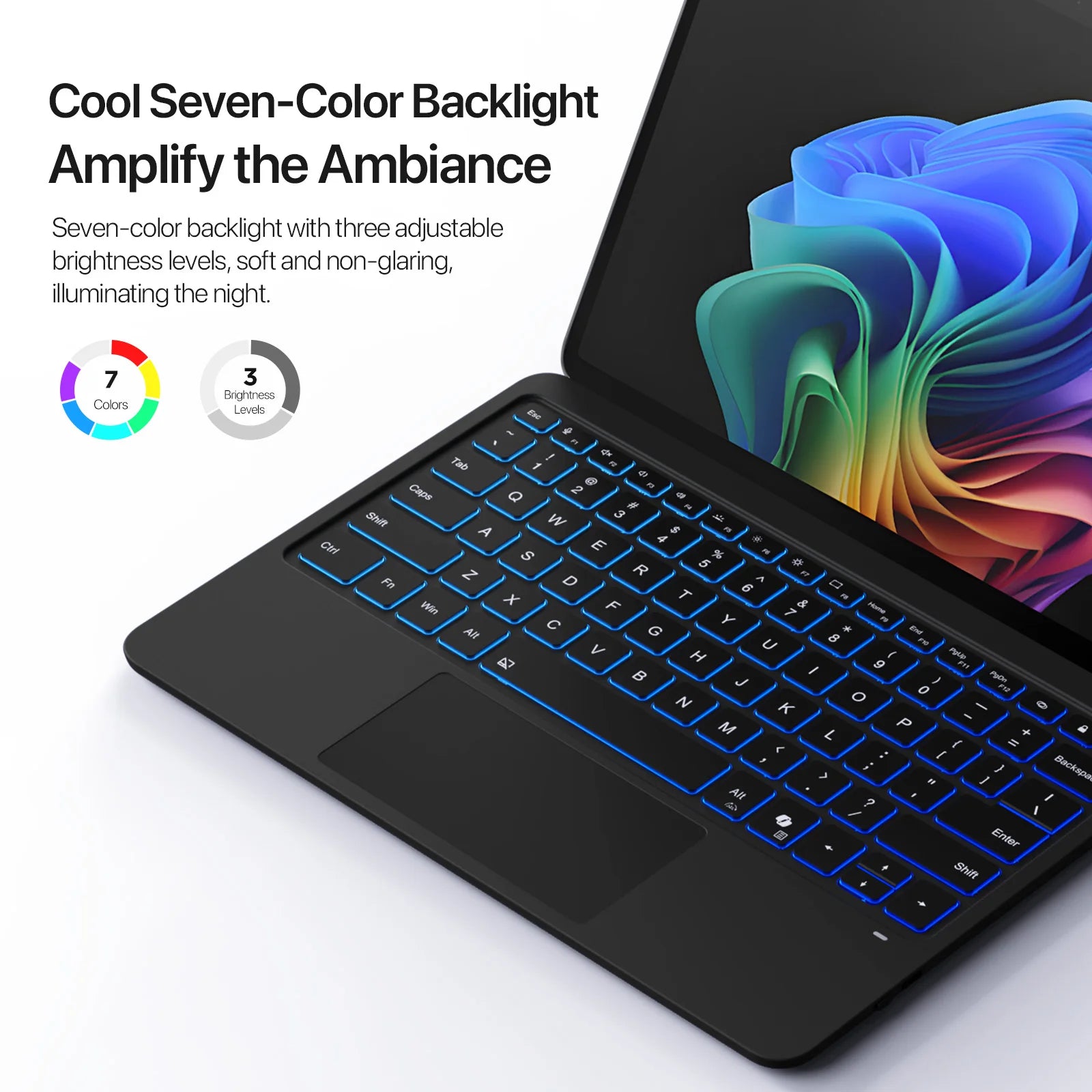 UltraSlim Bluetooth Tastatur mit Touchpad für Surface Pro