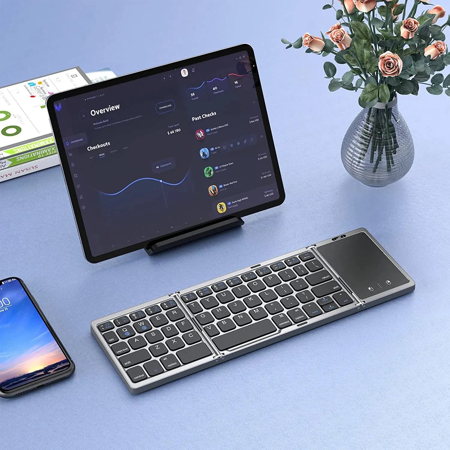 Faltbare Bluetooth 5.1 Tastatur