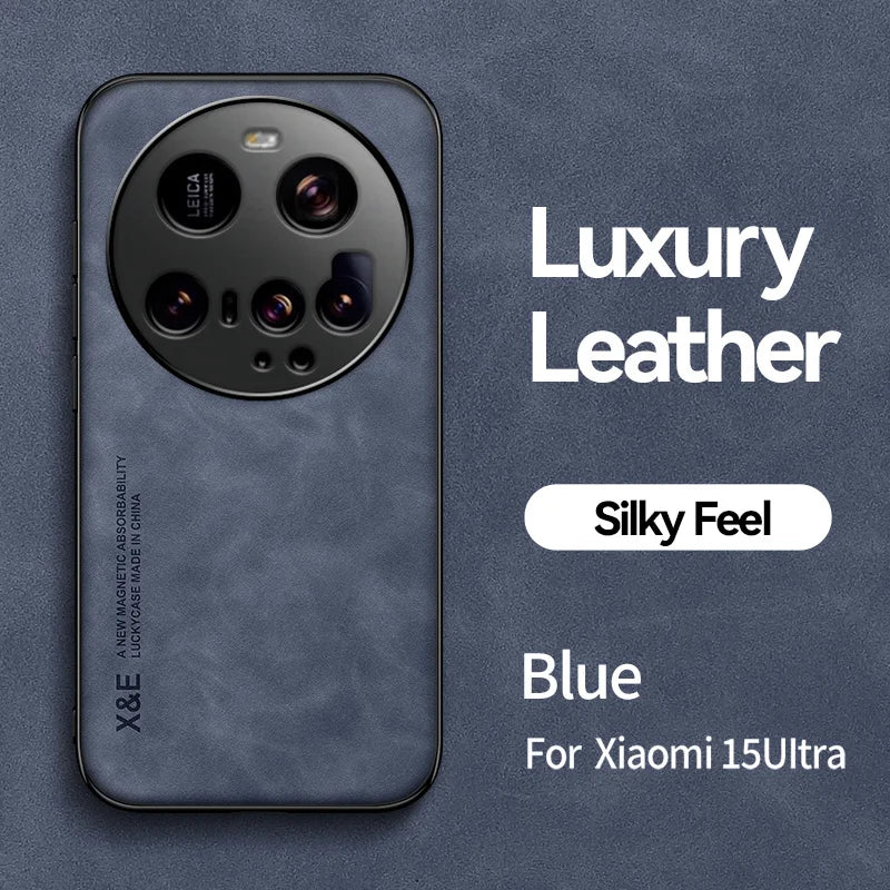 Magnetische Lederhülle Xiaomi 15 Ultra