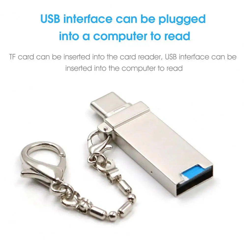 Zuverlässiger Typ-C & Micro USB Kartenleser Adapter