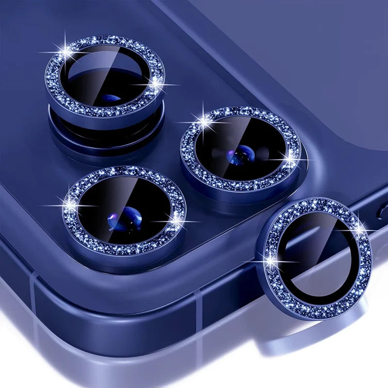 Glitter Diamond Camera Protective Glass for iPhone 17 Pro Max