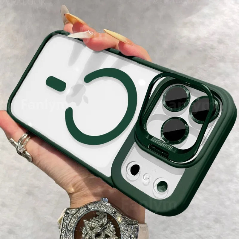 Magnetic case for iPhone 17 with lens protection