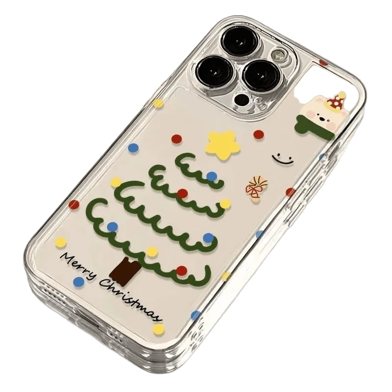 Weihnachtliche Bären Handyhülle Klar für Google Pixel 9 und 9A