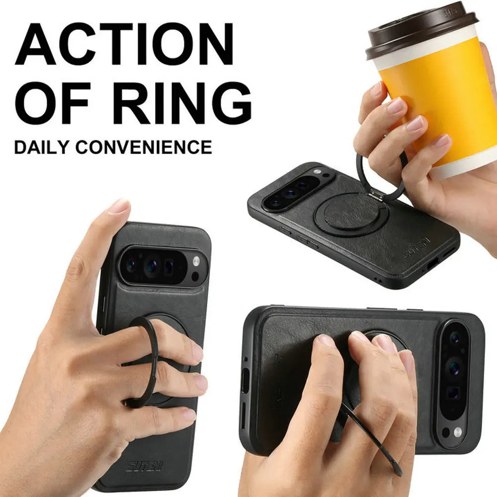 Pixel 10 9 Pro Hülle Stoßfest Magnetring Luxus