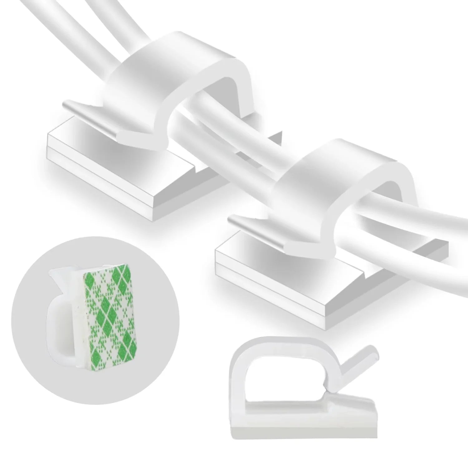 Silikon Kabelklemmen Selbstklebend 10–100 Stück