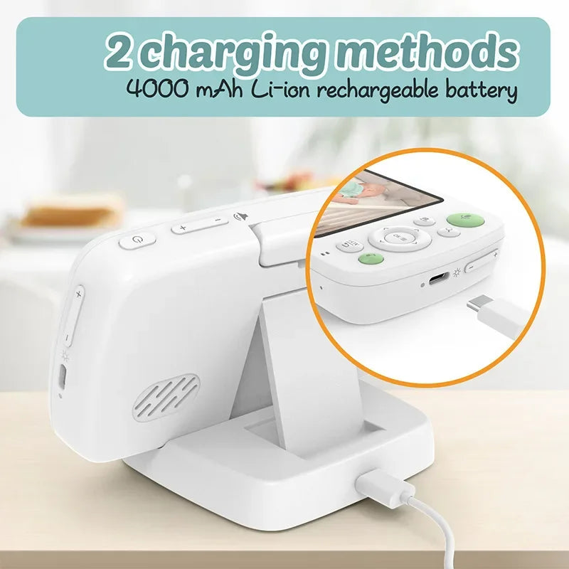 5-inch Wireless Baby Monitor with Night Vision and Audio