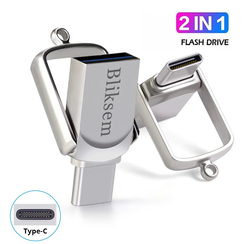 Bliksem 2-in-1 USB stick 128GB TYPE-C