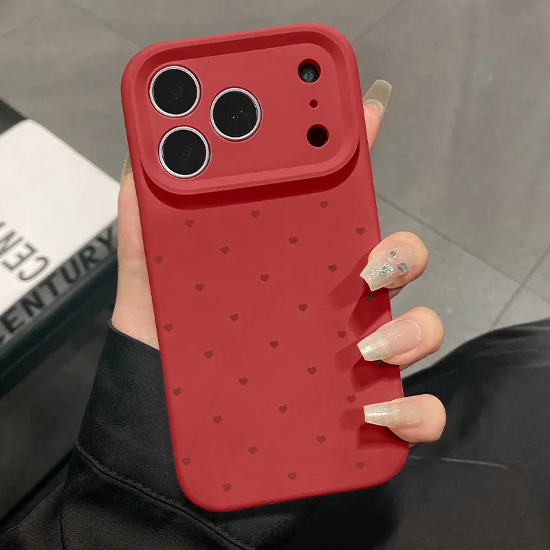 Niedliche Herz Candy Case für iPhone 17