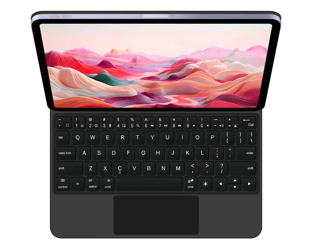 Magnetische Tastaturhülle für iPad Pro & Air 11" 13" mit Bluetooth & Beleuchtung