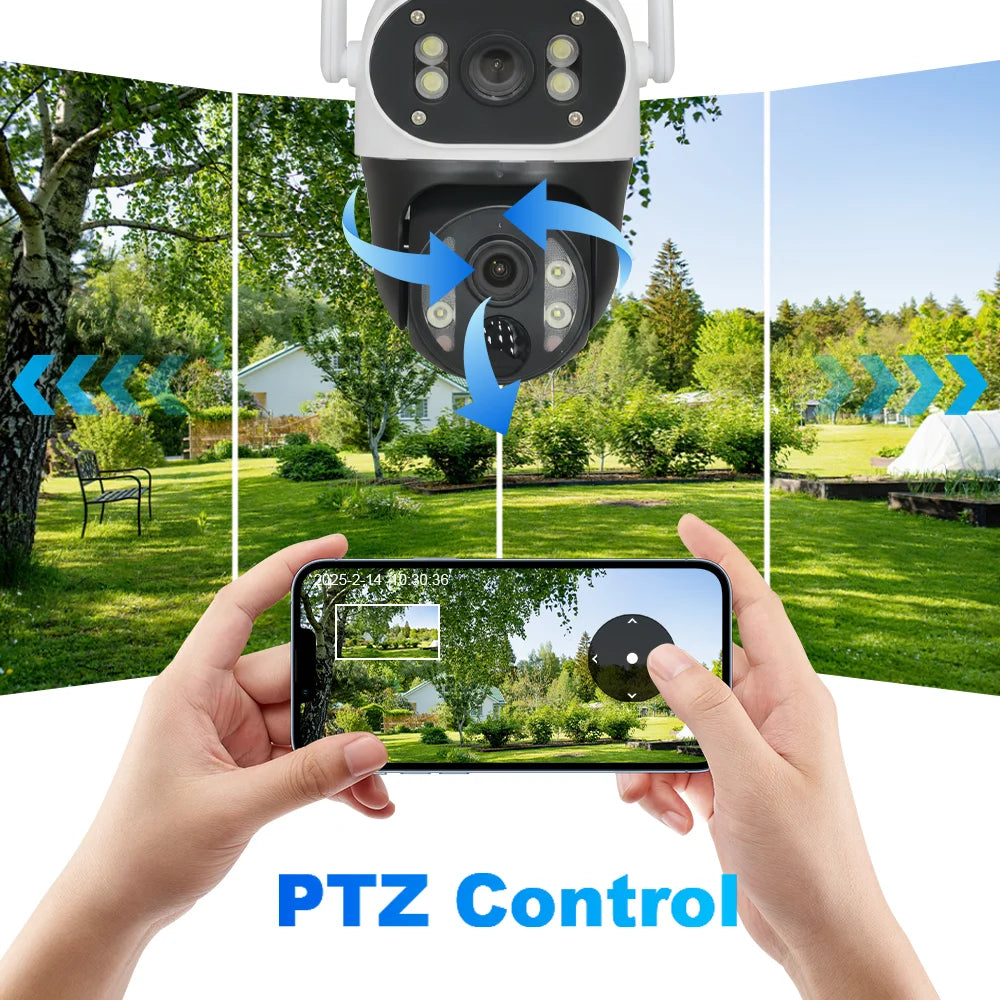 Solar WLAN Outdoor Kamera mit 8MP und Nachtsicht