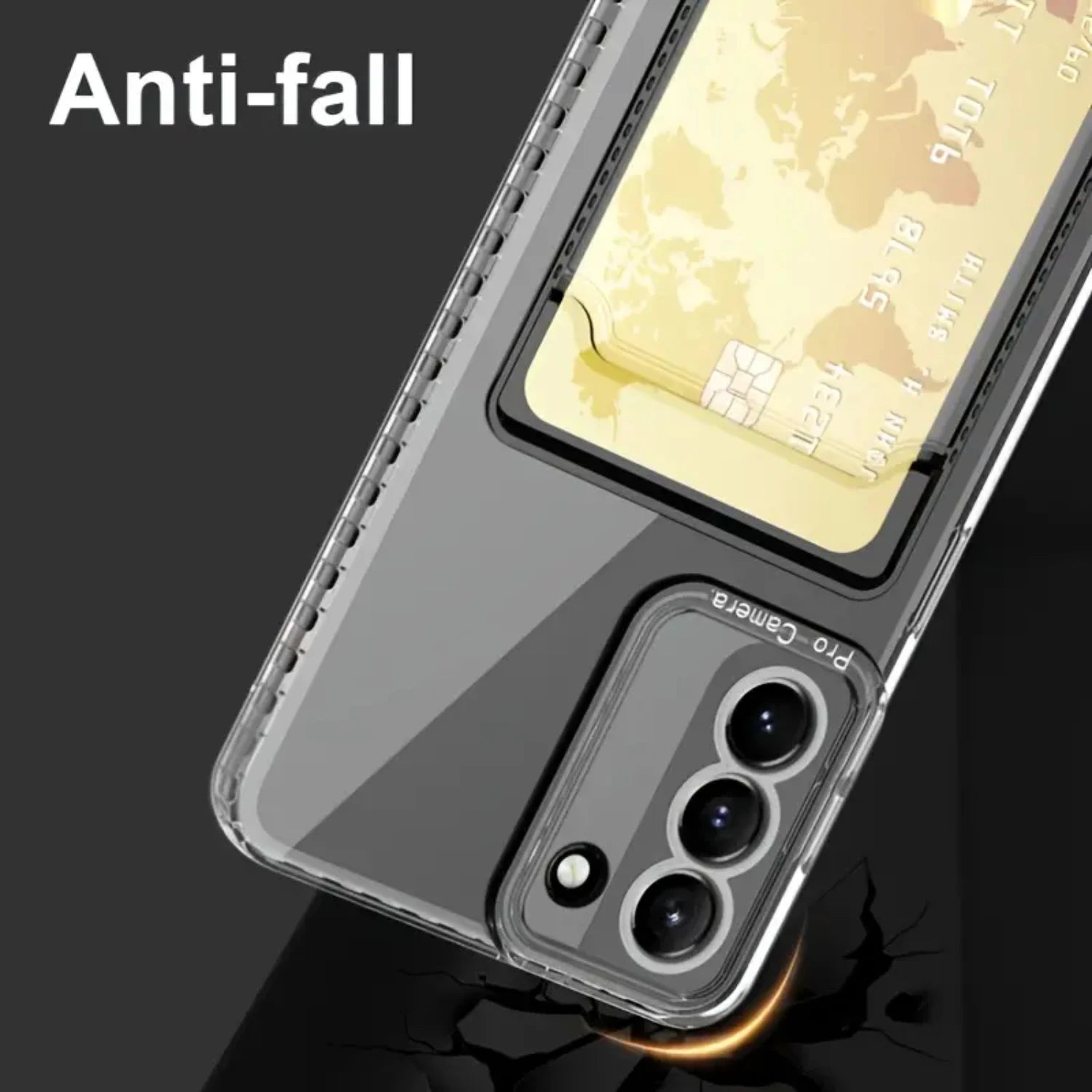 Transparente Kartenfach-Schutzhülle Galaxy S22