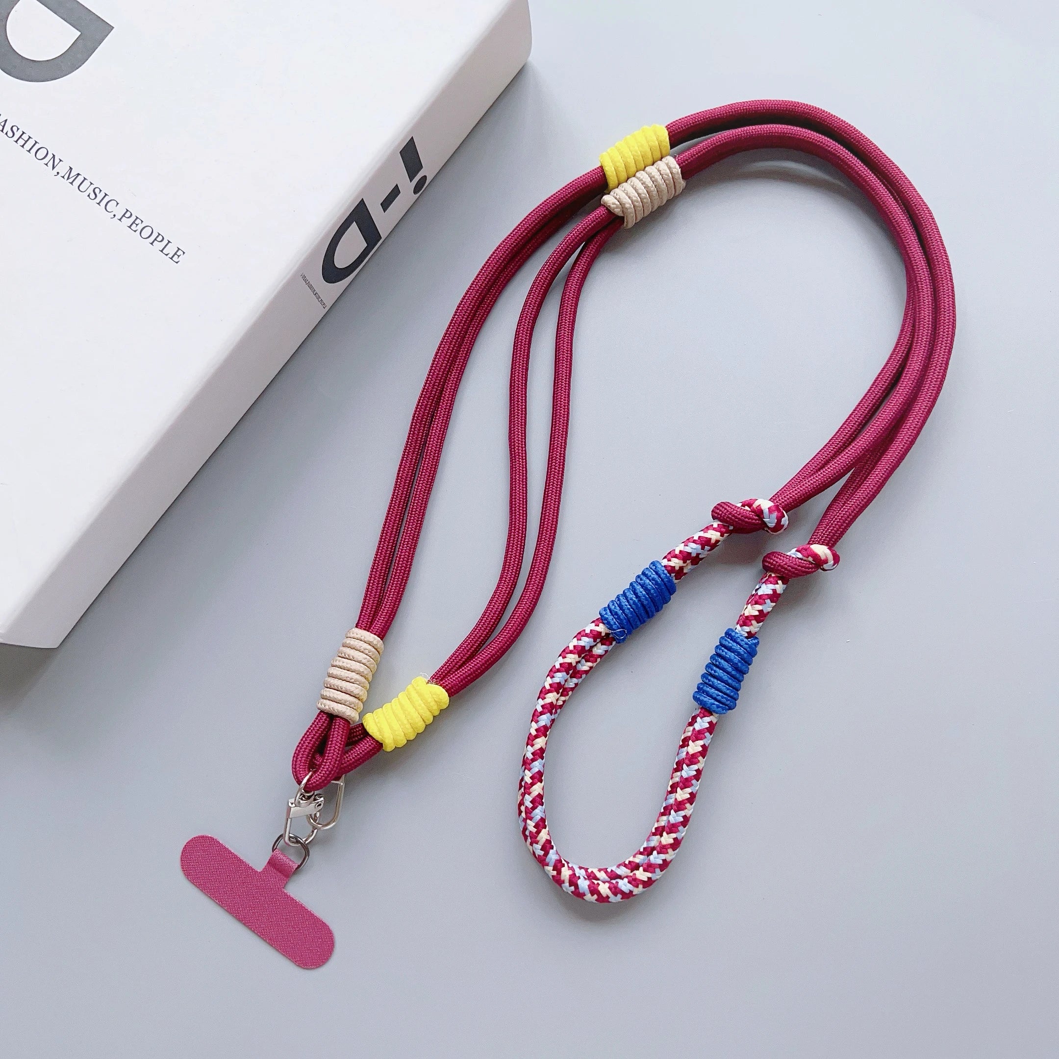 Personalisierter Trend Doppel-Farbiger Handy-Lanyard