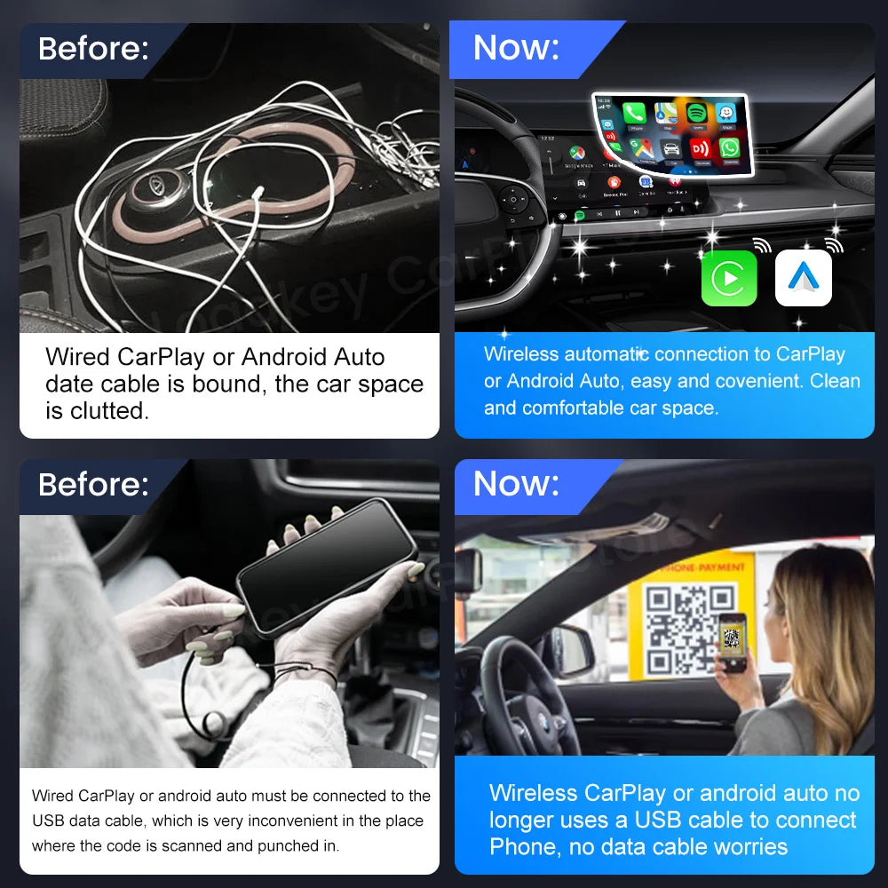 CarlinKit 5.0 Wireless Adapter CarPlay Android Auto