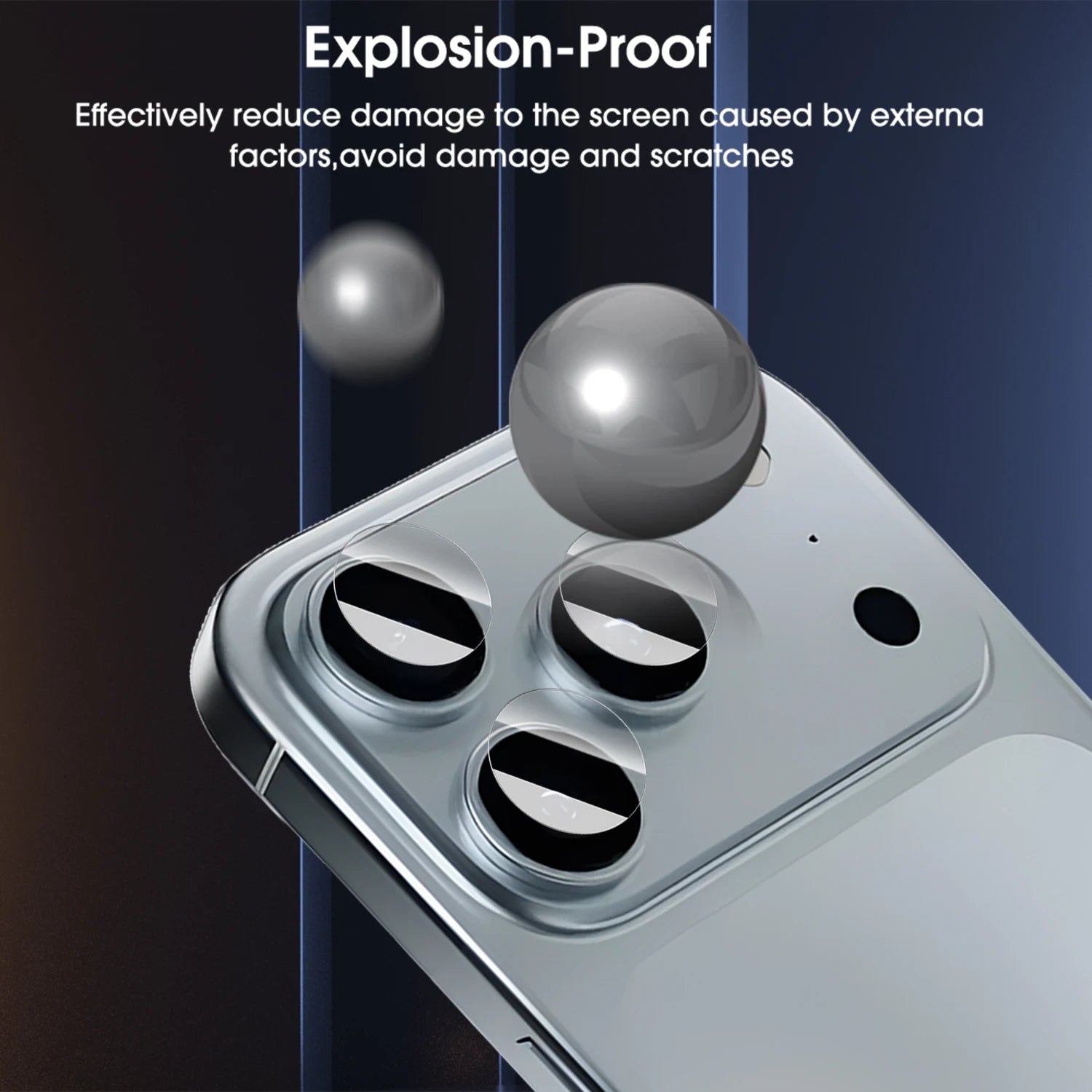 iPhone 17 Kameraobjektiv Schutzglas 9H Anti-Kratz