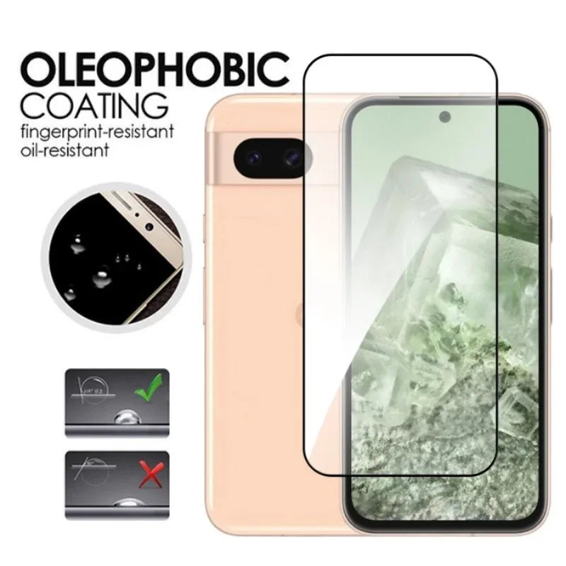 4-in-1 tempered glass screen protector for Google Pixel 6–9 Pro XL