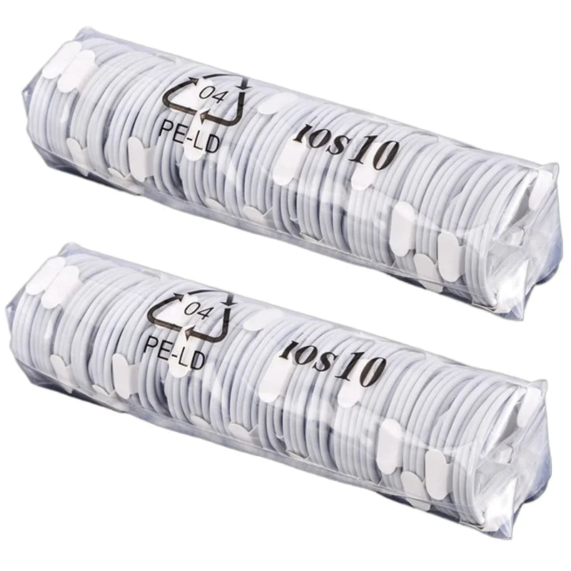 1m USB-A auf Lightning Ladekabel (10–50 Stk.)