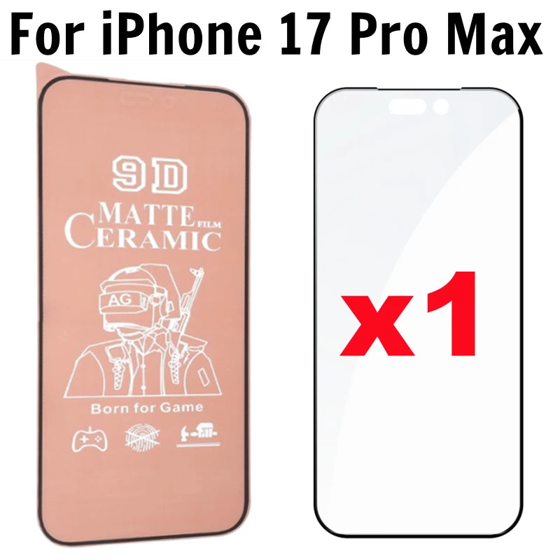 Mattes Keramik Schutzfilm für iPhone 17 Serie