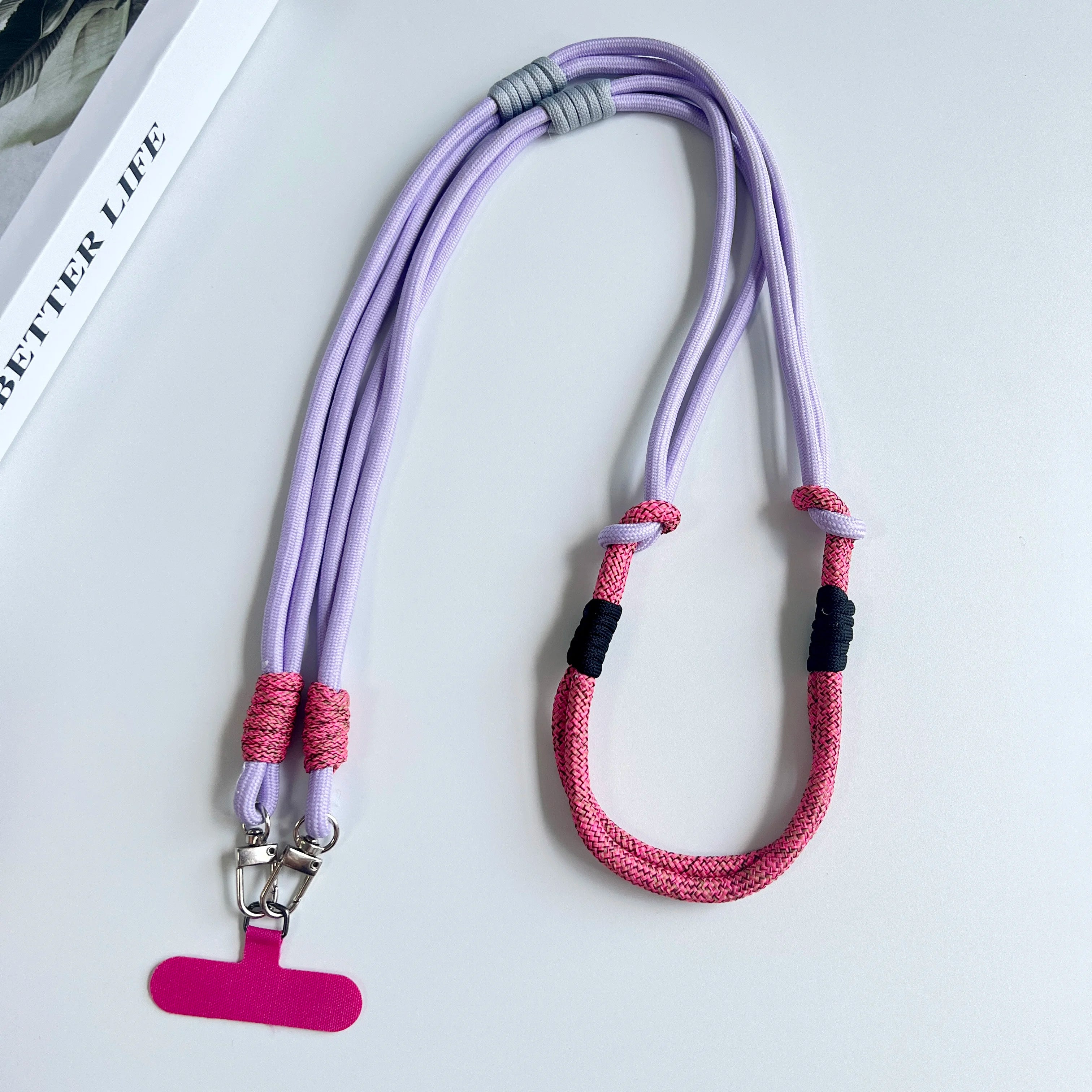 Personalisierter Trend Doppel-Farbiger Handy-Lanyard