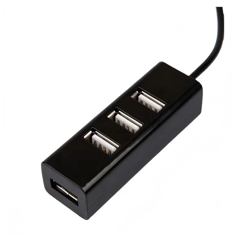 Mini 4-Port USB 2.0 Hub Adapter