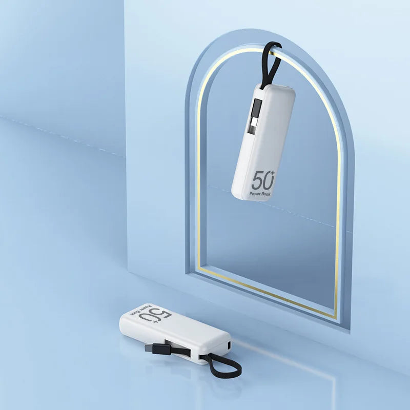 5000mAh Tragbare Powerbank mit Kabel