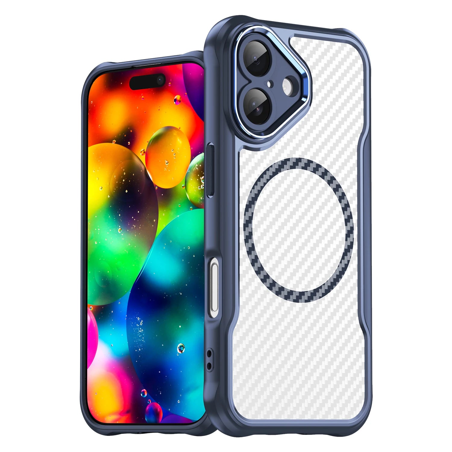 Transparent carbon fiber case for iPhone 17 Pro Max