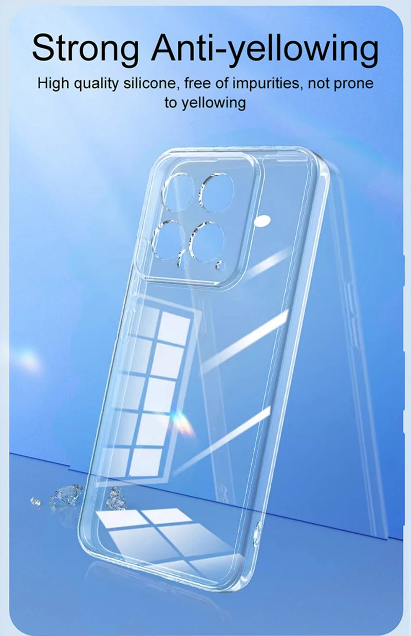 Klare Silikonhülle für Xiaomi Mi 14/13/12 Serie