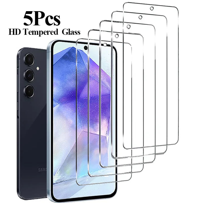 HD Schutzglas für Samsung S21–S25, A35–A55