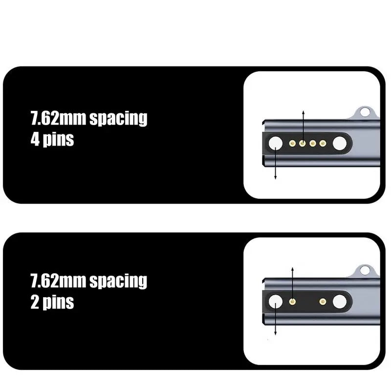 Magnetic charging adapter Type-C 7.62mm