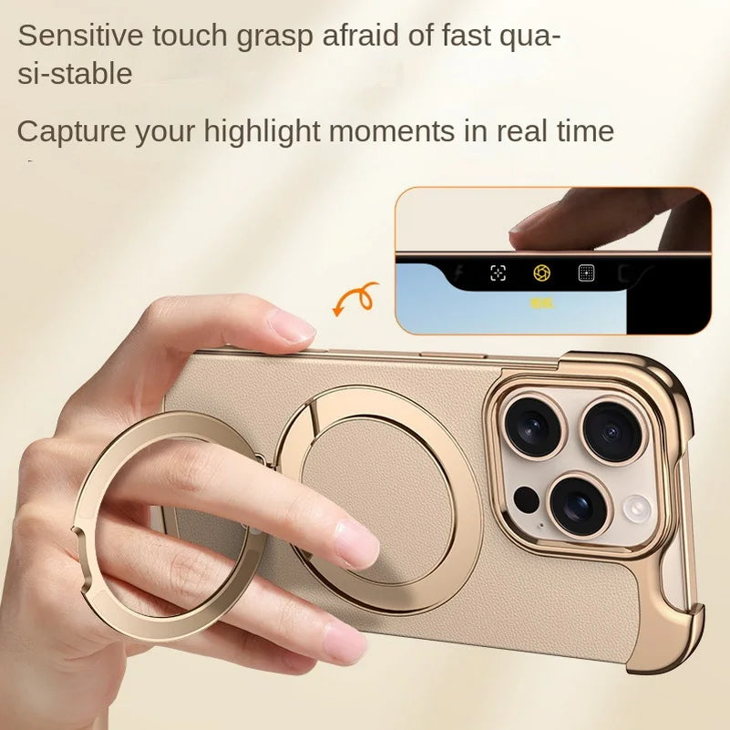 Metallhülle mit Ringhalter für iPhone 17 Pro Max