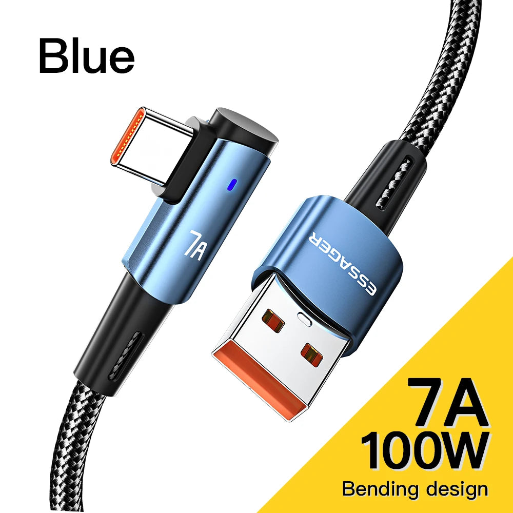 100 W USB‑C Kabel mit Winkel