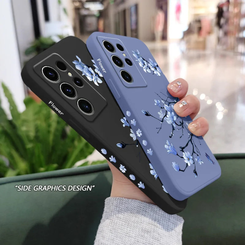 Blooming Orchidee Hülle Samsung Galaxy S25 Ultra