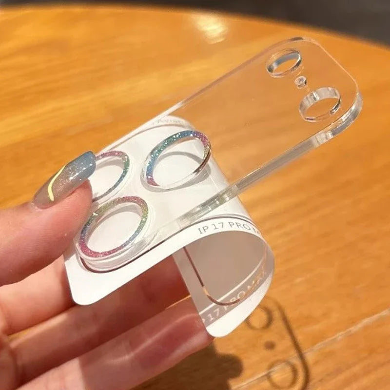 Glitzer Kamera-Objektivschutz für iPhone 17 Serie