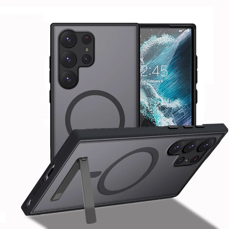Magnetische Ständerhülle für Samsung S24/S23
