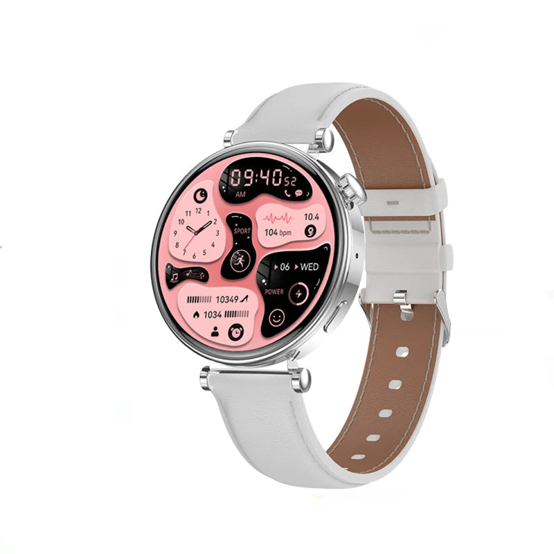 Elegant women's smartwatch GPS NFC fullscreen 2025