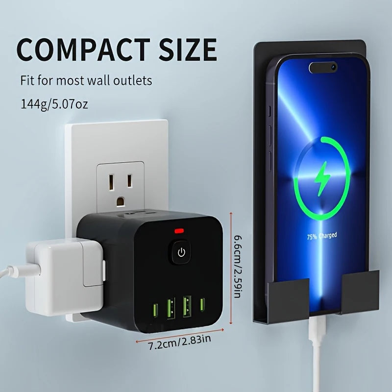 8-in-1 Steckdosenleiste mit USB & PD