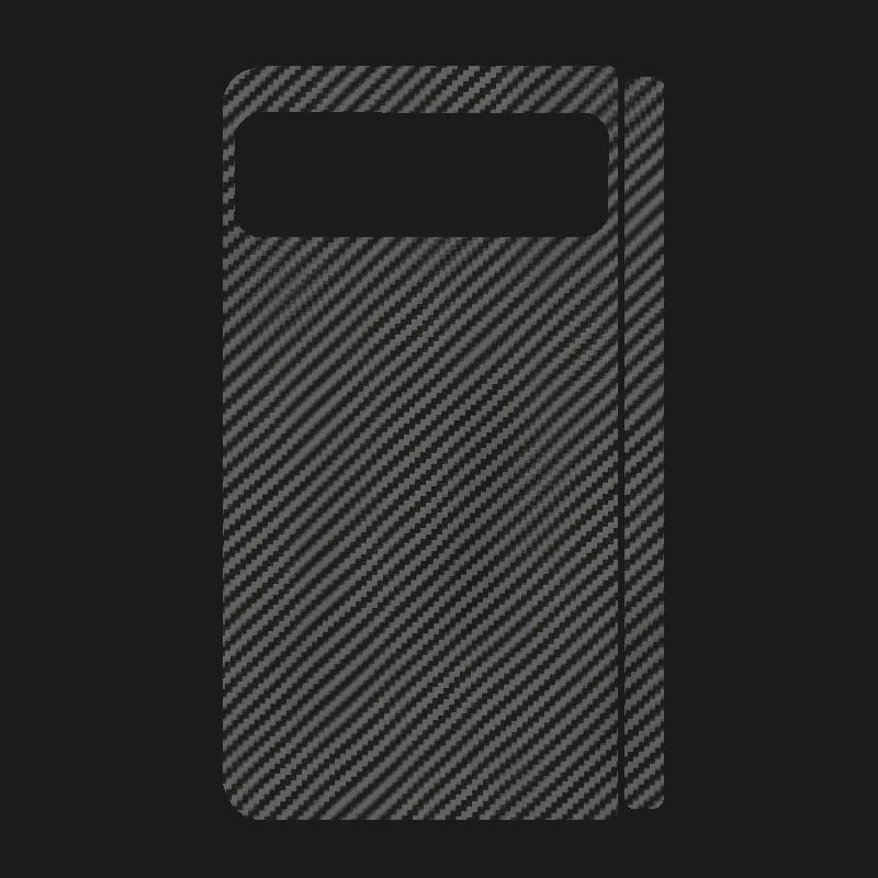 3D Kohlefaser Aufkleber für Pixel 9 Pro Fold