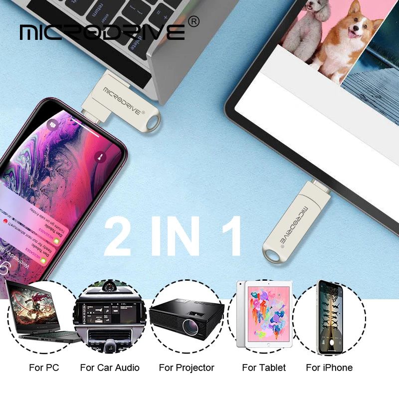 USB-Stick i-Flash für iPad iPhone 512GB Schnell