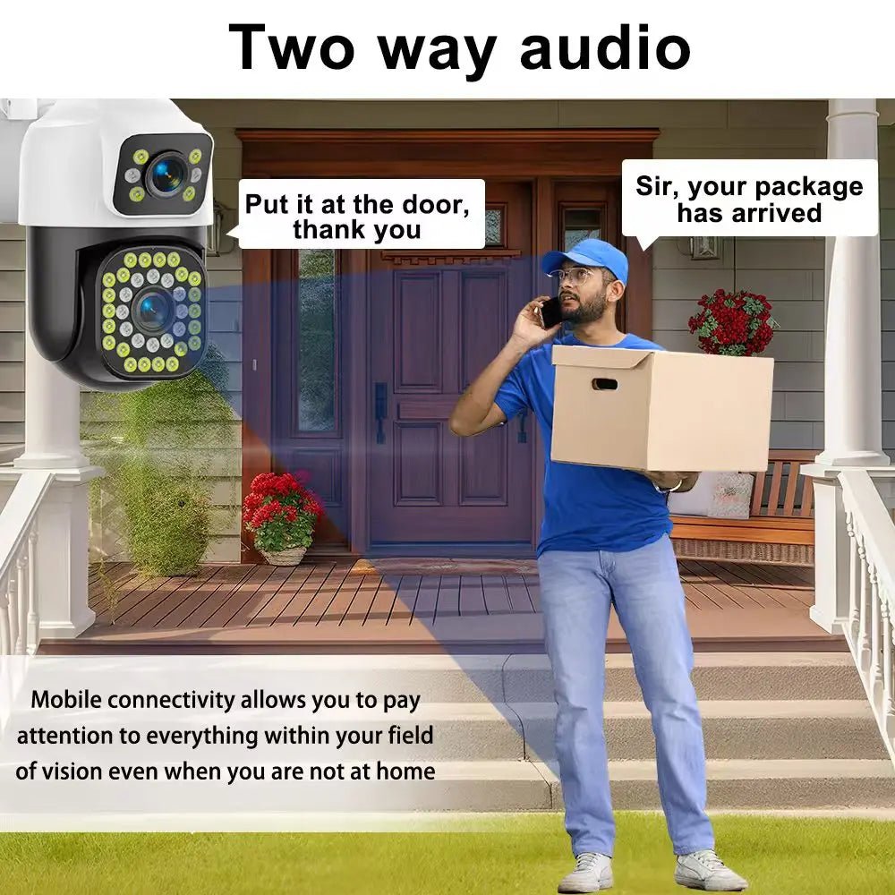 4K 8MP WiFi Surveillance Camera with Auto-Tracking