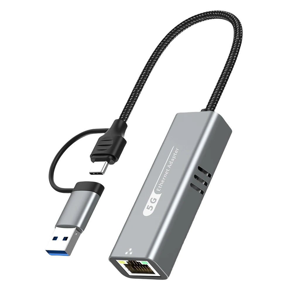 USB-C auf RJ45 5Gbps Netzwerkadapter