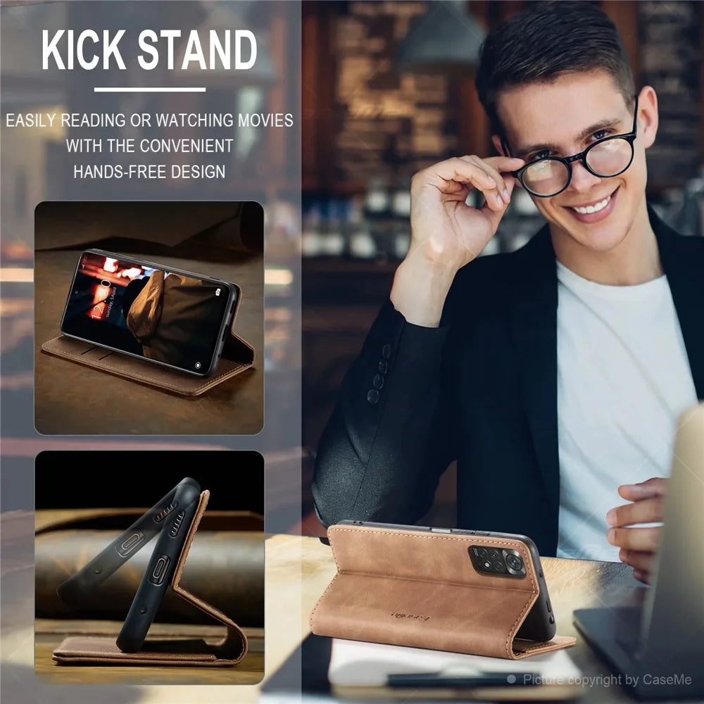 Matte Lederhülle für Xiaomi Mi 9T 10T 11T 12T Pro Lite 5G Redmi Note 8 9S 10 11 11S 12Pro Wallet Flip Cover Poco X5 F3 M3 Pro