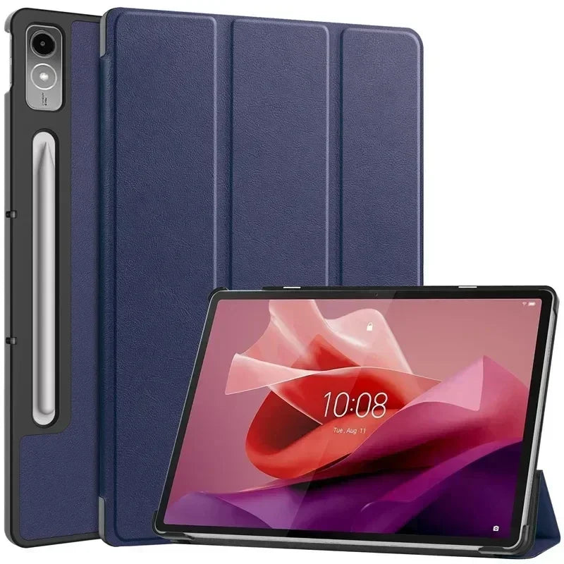 Für Lenovo Xiaoxin Pad Pro 12,7 zoll 2023 TB-370FU Tri-Folding Stand Smart Tablet Fall Für Lenovo Tab P12 Fall 12 7 Abdeckung funda